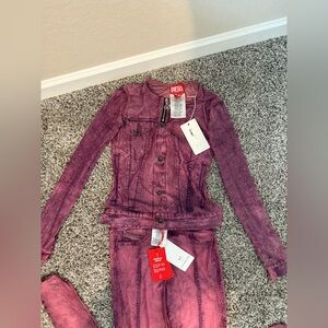 Diesel PINK Denim Jacket